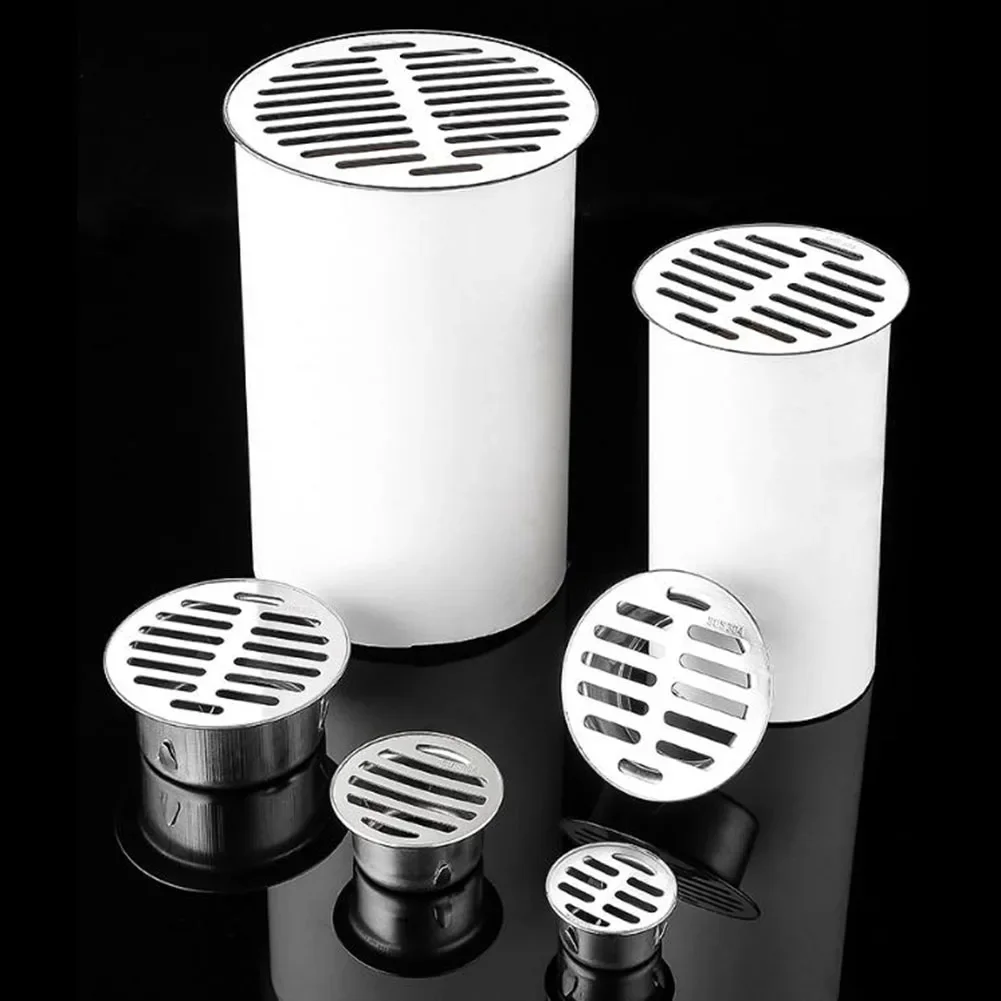 50-200MM Floor Drain Balcony Floor Drain Stainless Steel Large Displacement Drainage Outdoor Roof Anti-Blocking Strainer