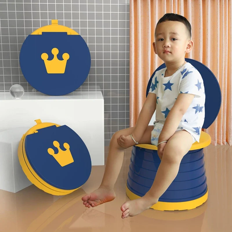 New WC Baby Toilet Portable Travel Baby Potty Car Crown Potty Child Pot Training Girls Boy Potty Kids Toilet Seat Children's Pot 2