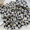 Flower Headband Cotton Linen Square Scarf Pastoral Style Head Scarf Floral Kerchief Collocation Clothing Accessories Neckerchief 2