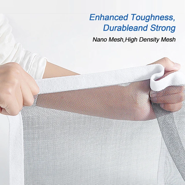 Window mosquito net, summer mosquito prevention, window screen, self-adhesive mosquito net, durable 6