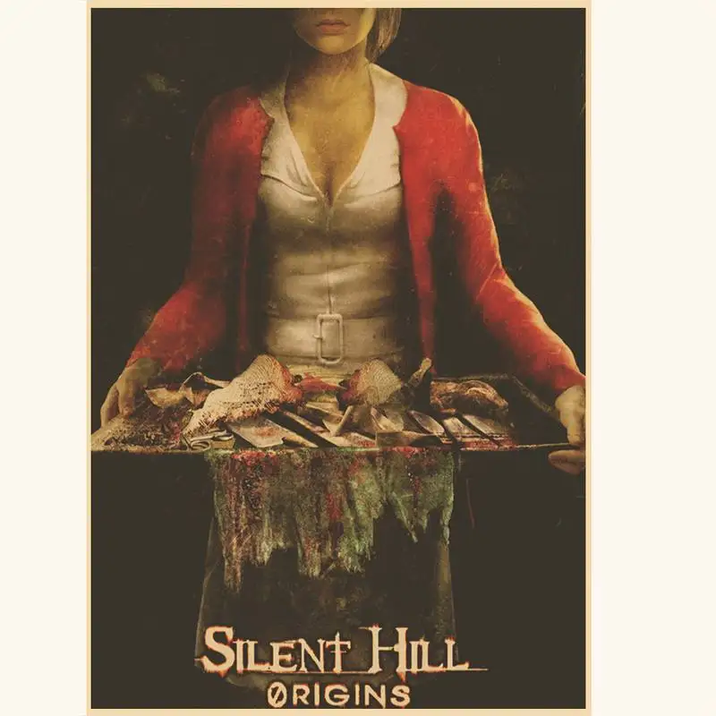 Silent Hill Posters Movie Wall Stickers Kraft Paper Paper Prints High  Definition Livingroom Bedroom Home Decoration - AliExpress