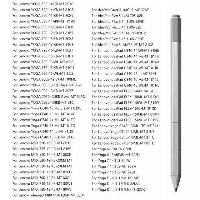Stylus Pencil For Lenovo Yoga 520 530 720 C730 920 C940/ideapad Flex 5  Tablet Touch Screen Write Pen Bluetooth-compatible Active - Tablet Pen -  AliExpress