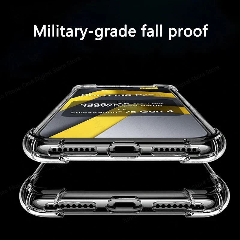 Transparent Armor Phone Case - Durable Back Cover