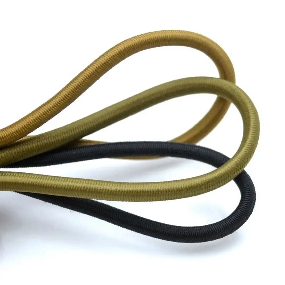 Outdoor Strong Elastic Rope 4M 3mm/4mm 4 Colors Elastic Rope Rubber Band Sewing Garment Craft for DIY Backpack Accessories