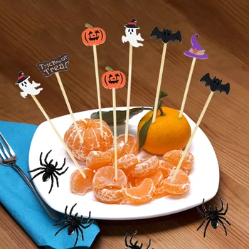 Halloween Bamboo Food Skewers 4