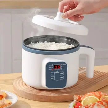 Mini Electric Rice Cooker Single Double Layer Intelligent Automatic Home Kitchen Cooker 1-2 People MultiCooker Steamed Rice Pot 1