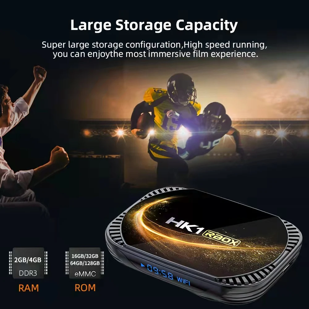 Smart TV Box HK1 RBOX X4S Amlogic S905X4 Android 11 4GB 64G 128GB 5G Dual WIFI 4K 8K BT Media Player Set Top Box 2G 16G TVBOX