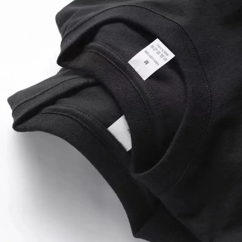 200g cotton short sleeve [black]]