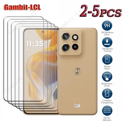 Premium 9H HD Tempered Glass Screen Protector - Pack of 2 - 5 Pieces - 3 Pieces (For Edge 50 Neo)