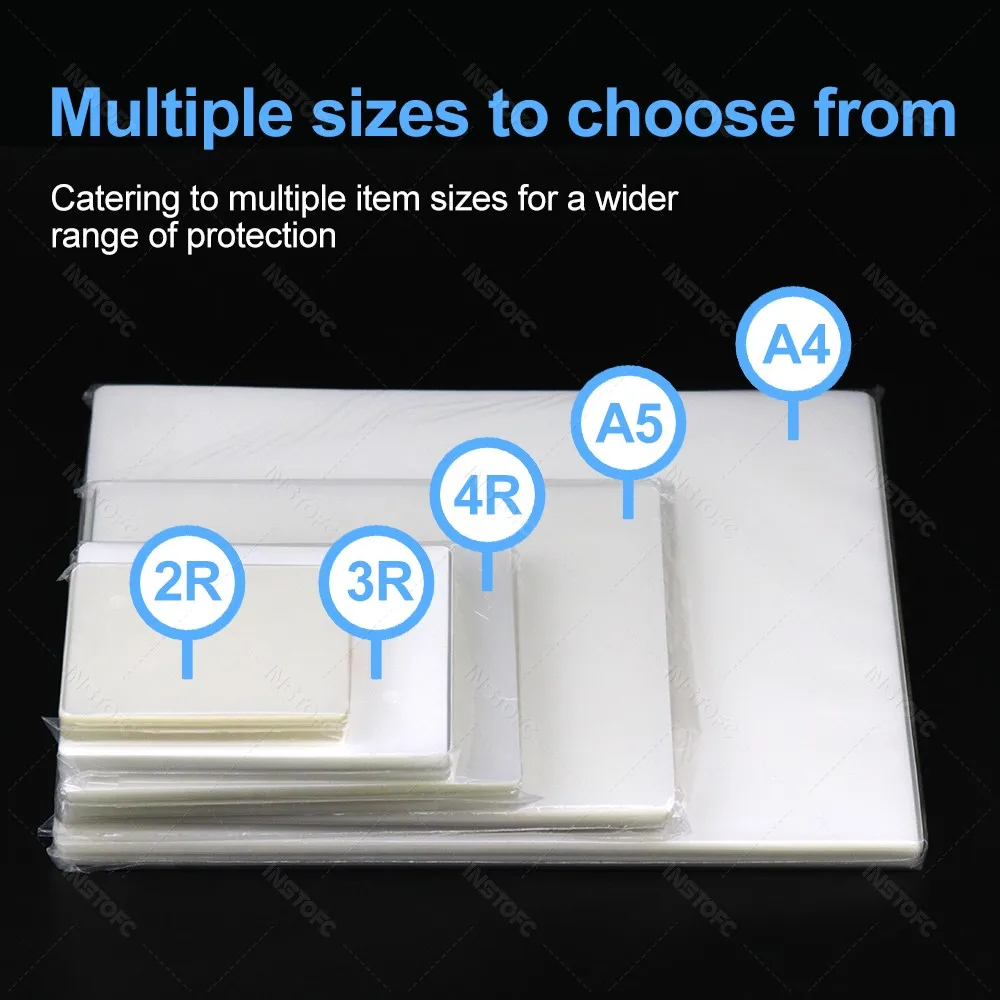 Durable Laminating Film for Hot Laminators - 50 Sheets, 80 Micron