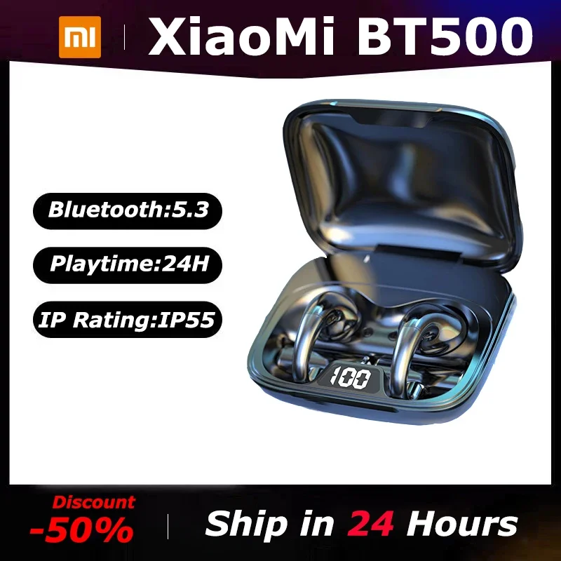 

Xiaomi MIJIA BT500 In-Ear Bluetooth Earphones Wireless Sport Fitness Waterproof Headphones Touch Control Hifi Stereo With Mic