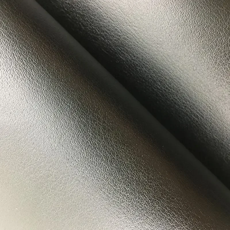Synthetic Leather Flat Grain Back Glue Self Adhesive Leather Manufacturer Direct Brand Bag Handbag Packaging PU Fa
