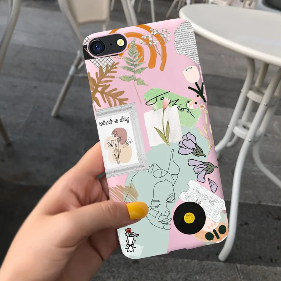 Soft Silicone Slim Cartoon Fashion Back Cover