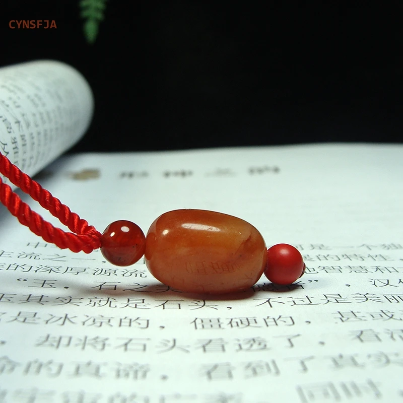 CYNSFJA New Real Certified Natural Chinese Quartzite Jade Unisex Lucky Charming Jade Pendant Rare Colour Elegant Gifts