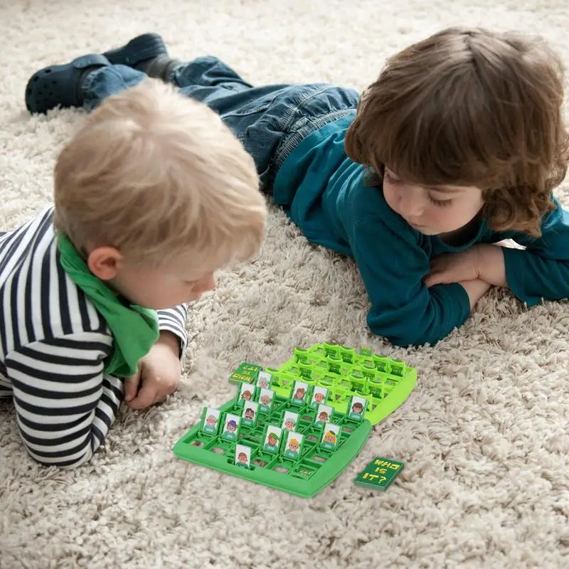 Guessing Game Educational Guess Game Preschool 96Pcs Parent-Child Interaction Funny Logical Reasoning Thinking Puzzle For