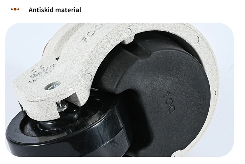 GD-60F, roda de nivelamento para móveis pesados, carga 250kg por rodízio, 2pcs