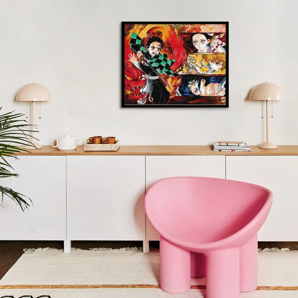

Demon Slayer Graphic Anime Tapestry Room Décor Aesthetic Home Decoration Bedroom Wall Art