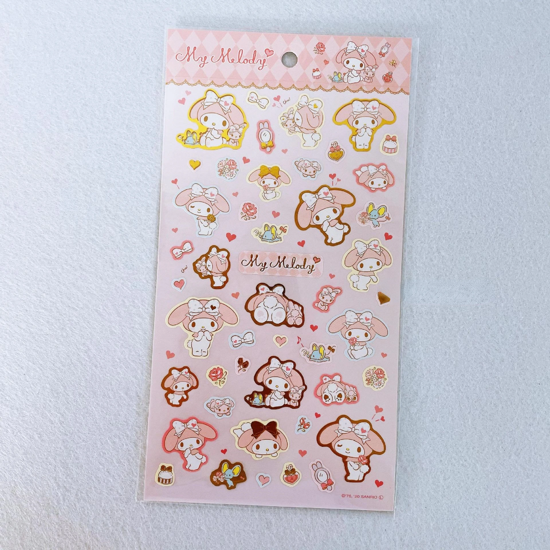 Cute Sanrio Stickers Book 24 Starting Account Material Stickers Kulome  Big-eared Dog Cartoon Girl Stickers Decorative Toys