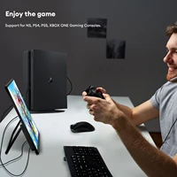 ZEUSLAP 15.6" FHD 100%sRGB 300Nits Ultra thin Back Stand Design Portable Monitor for Phone Gaming Laptop - Image 6