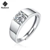 Nabest Ins Hot 925 Sterling Silver VVS Moissanite Diamond Ring Men Wedding Male Wedding Fine Jewelry Adjustable Mossanite Rings 1
