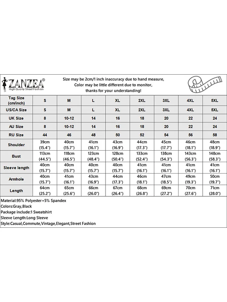 ZANZEA Women Stripes Printed Sweatshirts 2025 Casual Drop Shoulder Tops Fashion Zipper Colorblock Long Sleeve Commuting Pullover 6