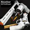 Revolver Toy Gun, Manual Firing, Soft Bullet, Shell Throwing Soft Bullet Gun Toy, Long Revolver Toy Gun (Containing 6 Bullets An 4