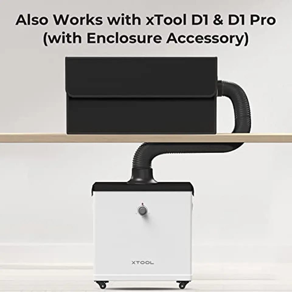 Xtool-レーザー彫刻機用の煙清浄機s1/p2/d1/d1pro/m1, 3段階ろ過99.97