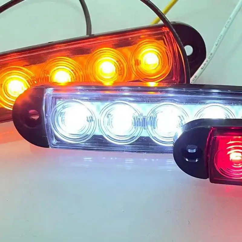 Trailer Marker Lights Caravan Sealed Indicators Clearance Lamp Waterproof LED Truck Side Marker Lights Clearance Indicator Lamp