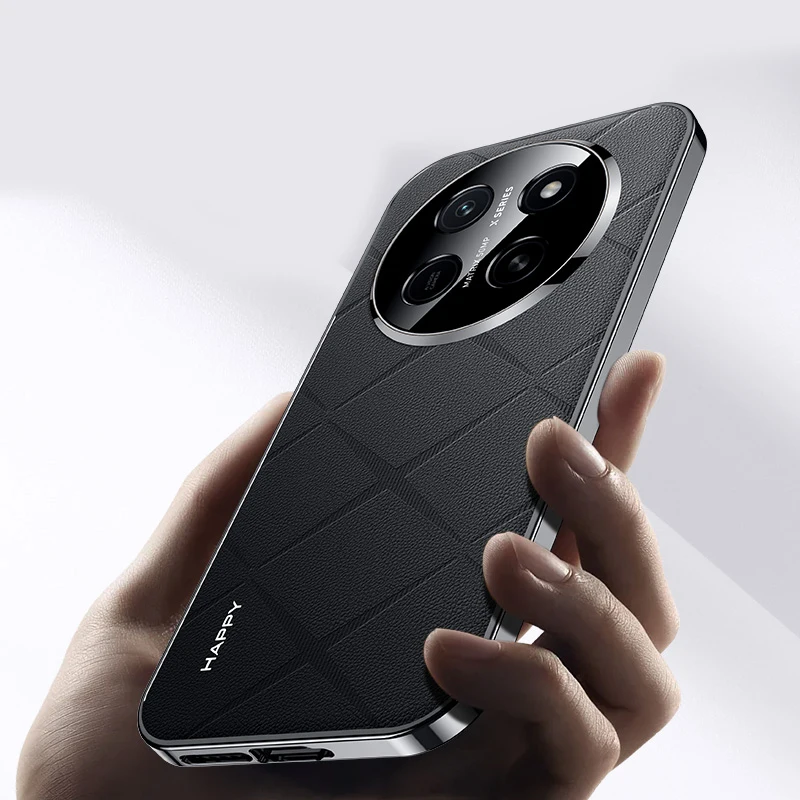 Elegant Leather + PC Ultra-Thin Camera Protection Case