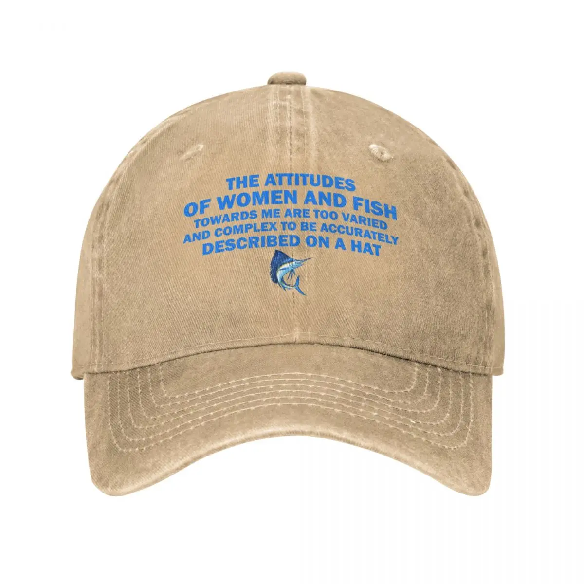 Funny Fishing Hat, Fish Despise Me Women Tolerate Me, Red Fishing Hat