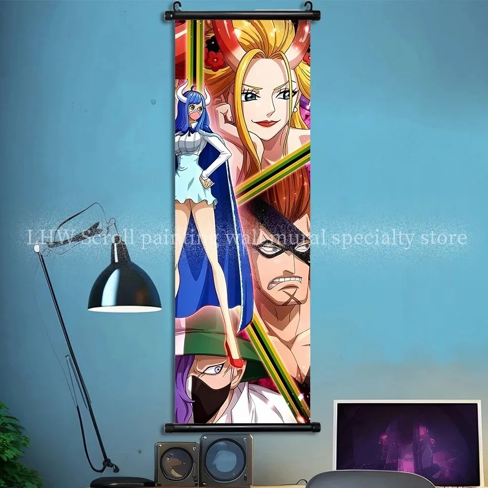 High-Definition One Piece Character Wall Art - Classic Decoration