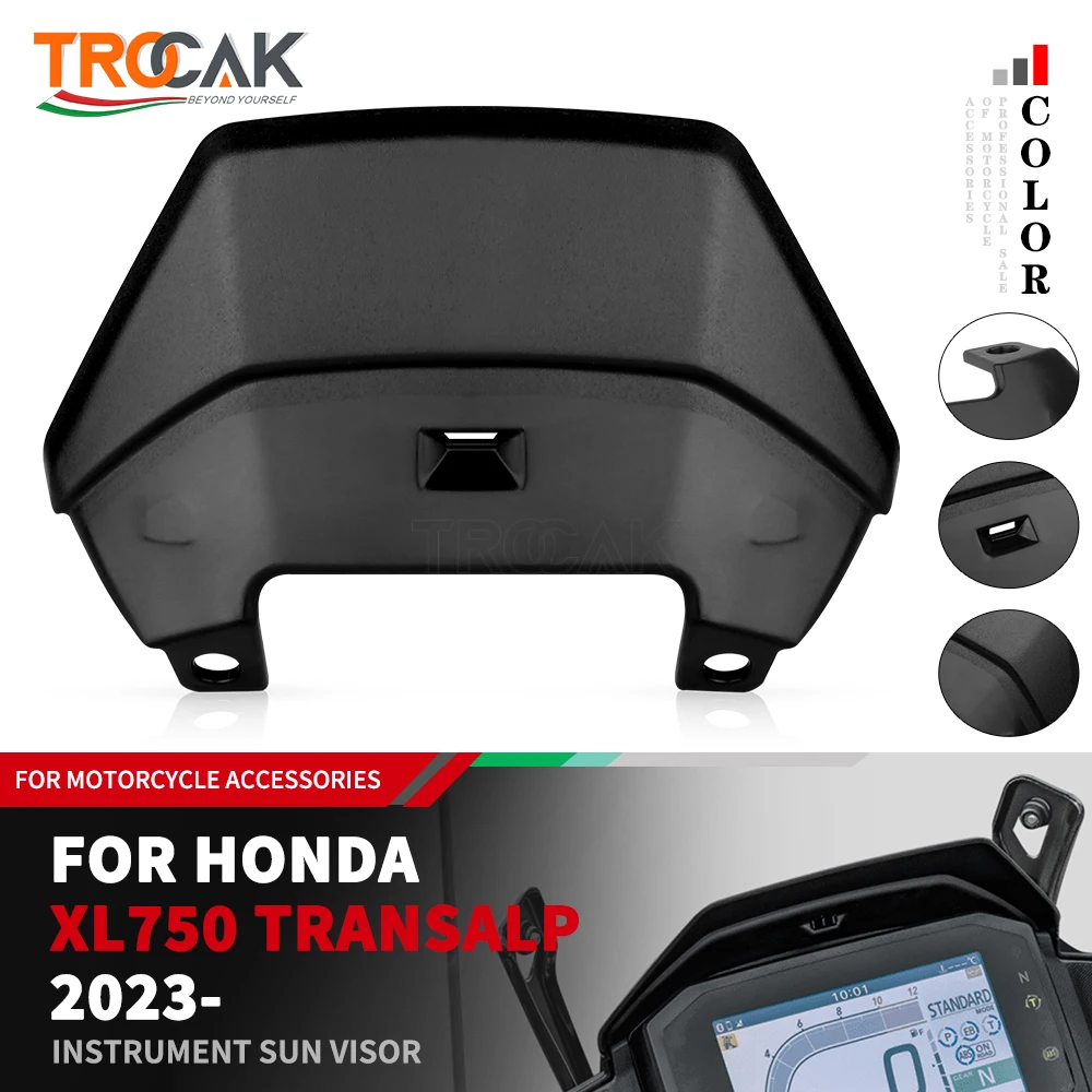 Xl750 Transalp Tft Meter Cover Cockpit Glare Shield Glare Shield Protezione Parasole Per Honda Xl 750 Accessori 2023