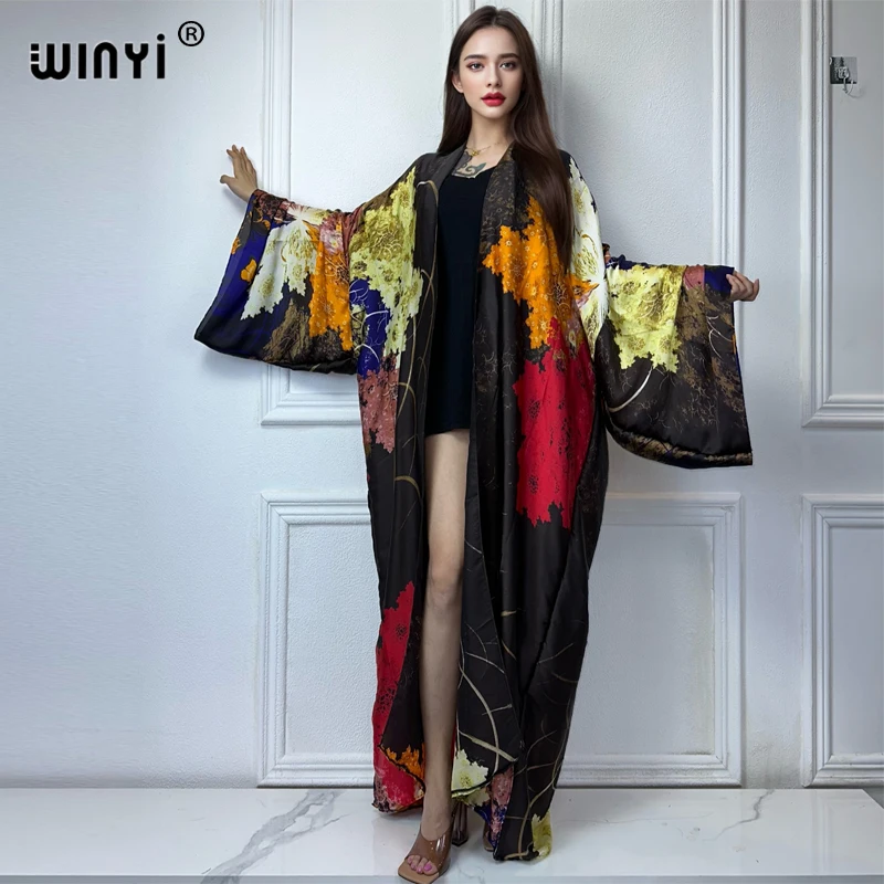 chinese dress ladies Womens Summer Long Open Front Kimono Cardigan main image 1