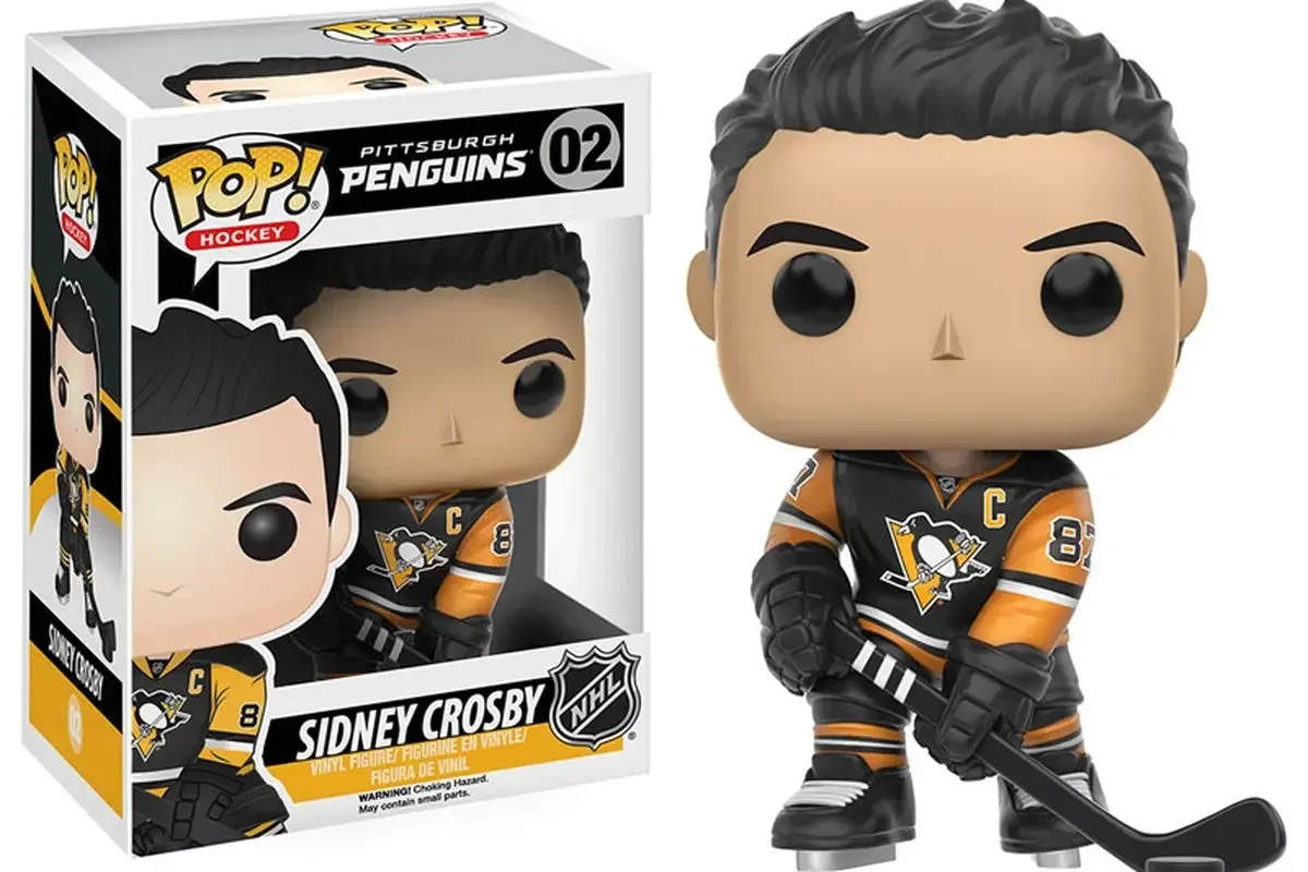 thumbnail image 1 of 2025 FUNKO POP Figura de acción de vinilo original de Sidney Crosby #02 Auston Matthews #20, modelo de colección, juguetes para niños, 1 of 5