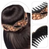 Ponytail Clip Holder for Lady Banana Hair Pins Fashionable Barrettes Thick Clips Fluffy 6