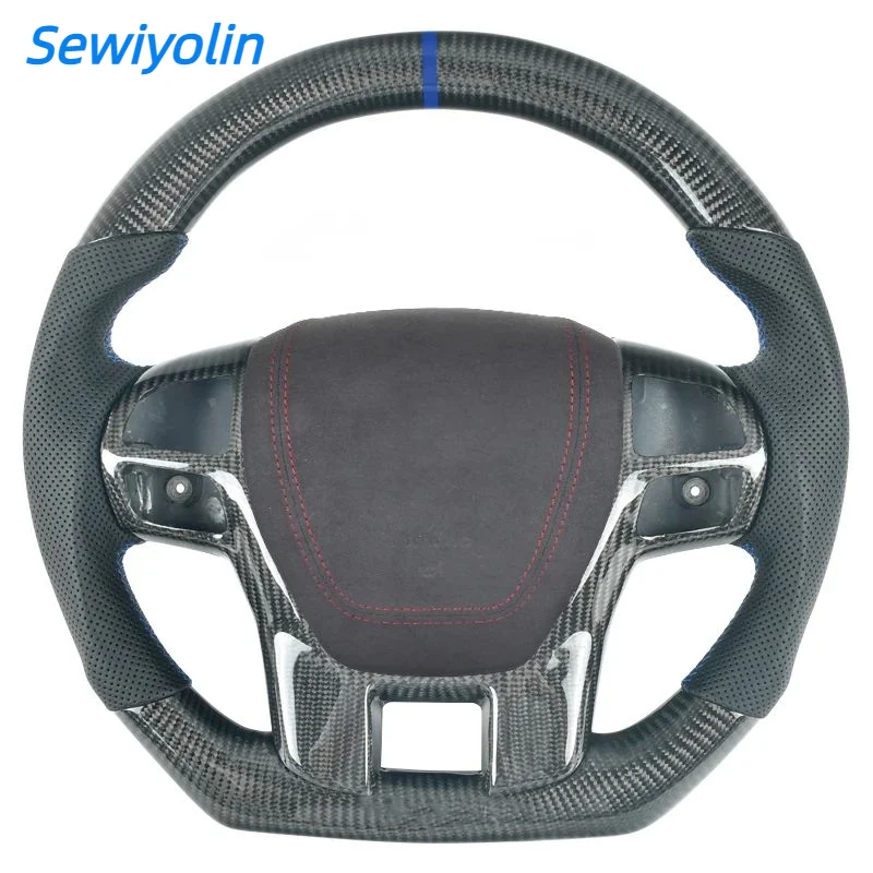 

Private custom gloss carbon fiber steering wheel for Ford Ranger Raptor /Available for all car models