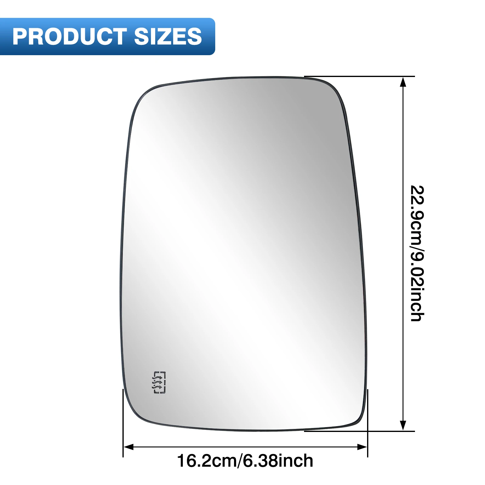 Automann 563.55083 Mirror Glass Flat IHC