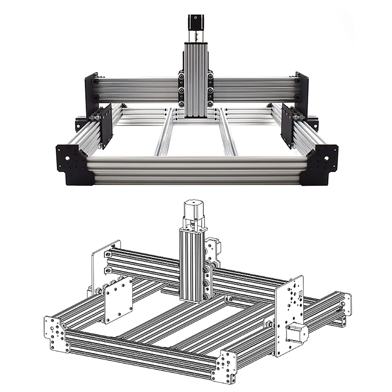 1500x1500mm Laser CNC frame Metal Engraving Milling Machine Frame Wood Engraver Lathe 1000X1000mm