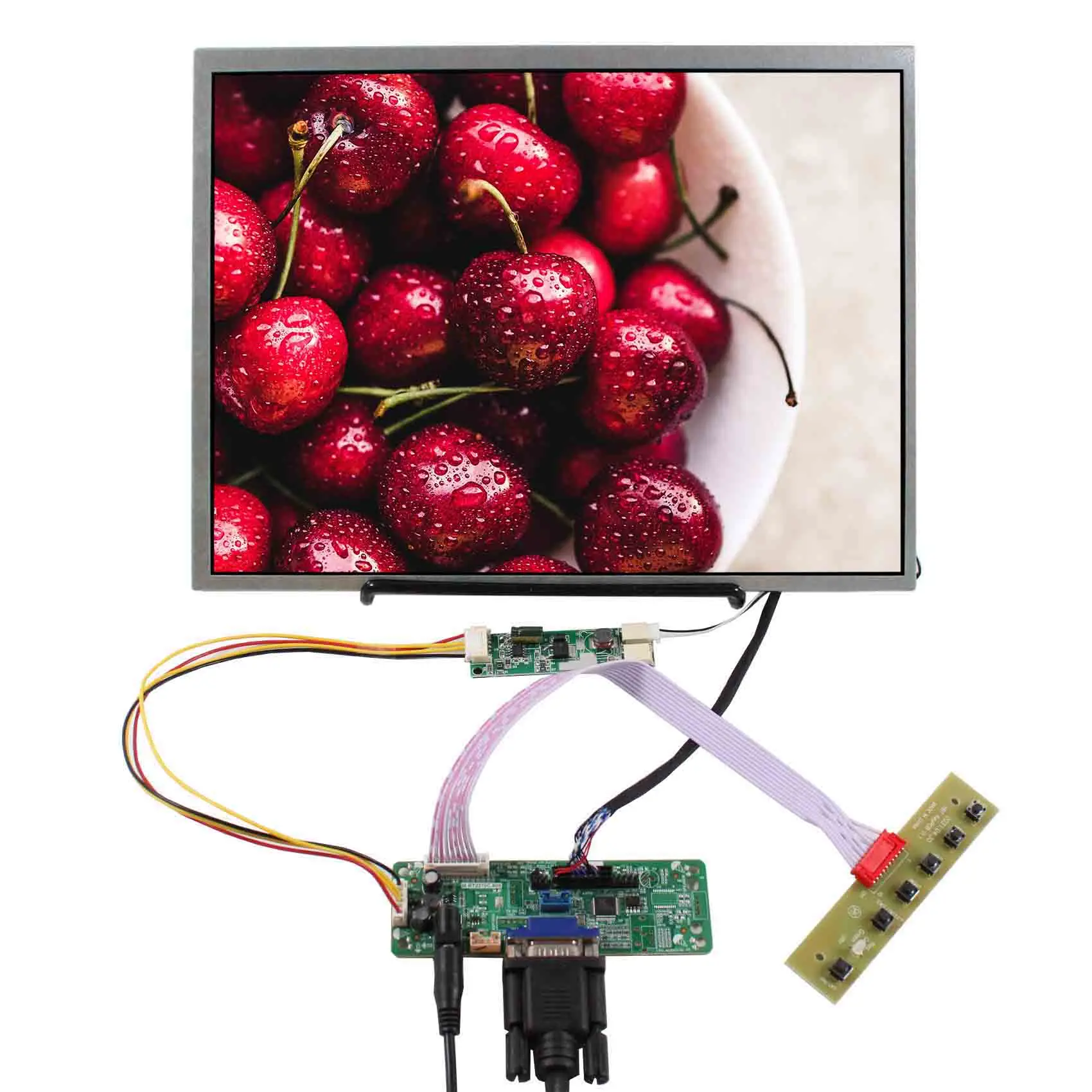 

VGA LCD Controller Board 12.1"LCD Screen 1024x768 WLED Backlight 350nit