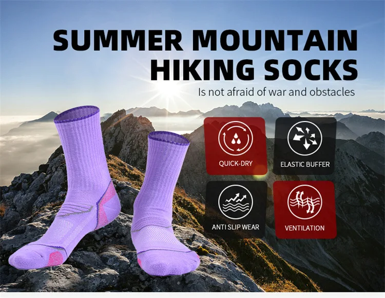 Women's Breathable Compression Sports Knee-High Socks