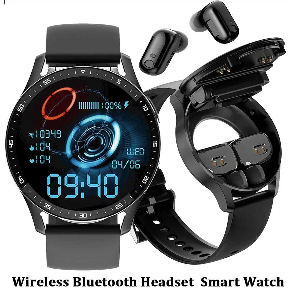 x7-2-in-1-smart-watch-con-auricolari-smartwatch-tws-auricolare-bluetooth-cardiofrequenzimetro-orologio-sportivo-orologio-fitness