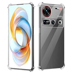 Transparent Shockproof TPU Phone Case - Protective Cover s Capa Coque for ZTE nubia Z60 Ultra (Transparent)