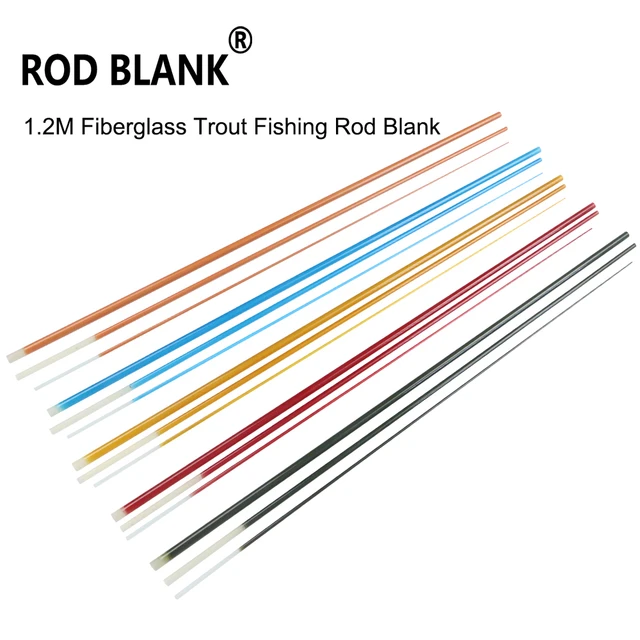 Rod Blank 2Pcs/Lot 1.2M 3 Sections Fiberglass Trout Rod Blank Power UL Trout  Fishing Rod Building Rod DIY Component Pole Repair - AliExpress