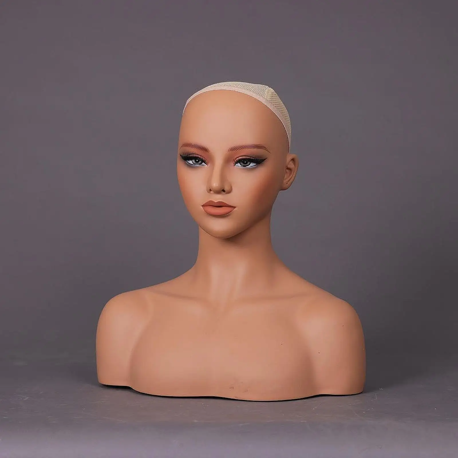 Mannequin Head Earring Necklace Holder Stand Multipurpose Hat Display Rack Wig Holder for Earrings Jewelry Hats Wig Necklace