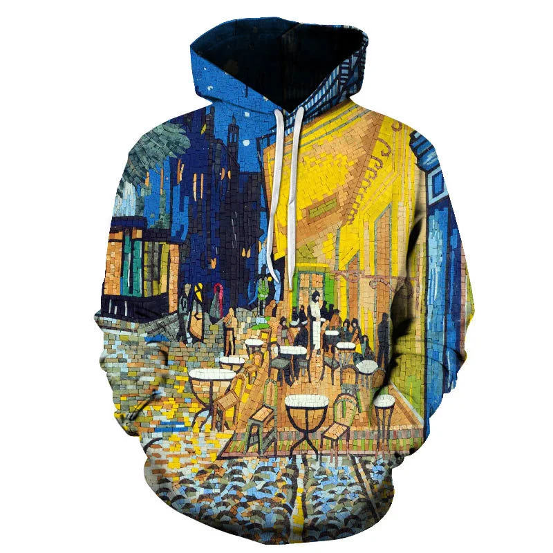 

3D Street Illustration Print Men/Women Hoodies Streetwear Boys Girls Fashion Sweatshirt Autumn Spring Male/Female Clothes Jacket