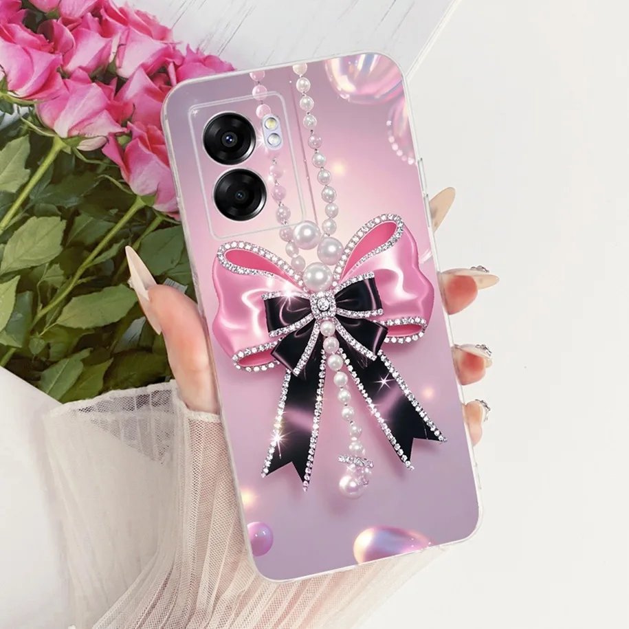 Stylish Flower Butterfly Soft Clear Silicone Phone Case Cover