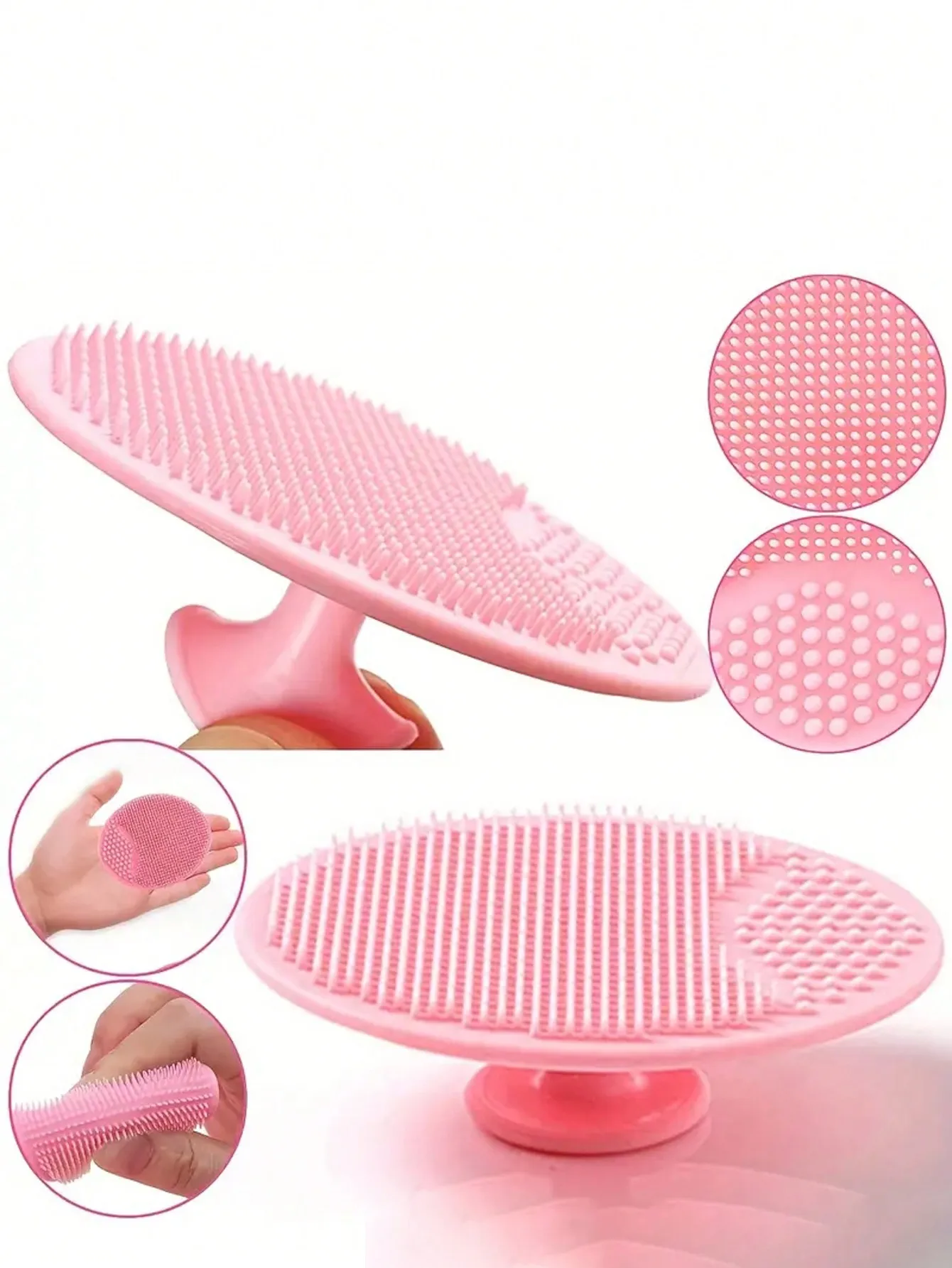 Baby Brush 1pc Baby Bath Brush Cradle Cap Silicone Massage Scrubbers Exfoliator The SkinSoother Baby Essential For Dry Skin Eczema