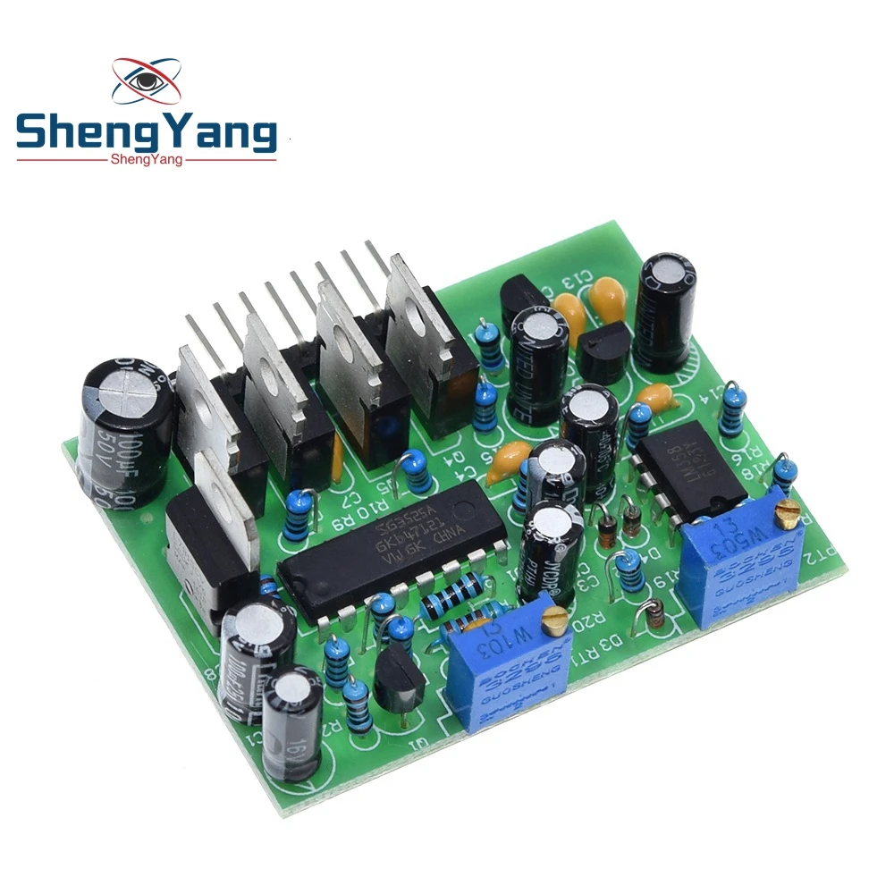 Tzt 13-40kHz Wechsel richter Treiber platine sg3525 lm358 Hochs trom Hochfrequenz einstellbar Gleichstrom 12-24V Antrieb 5000W