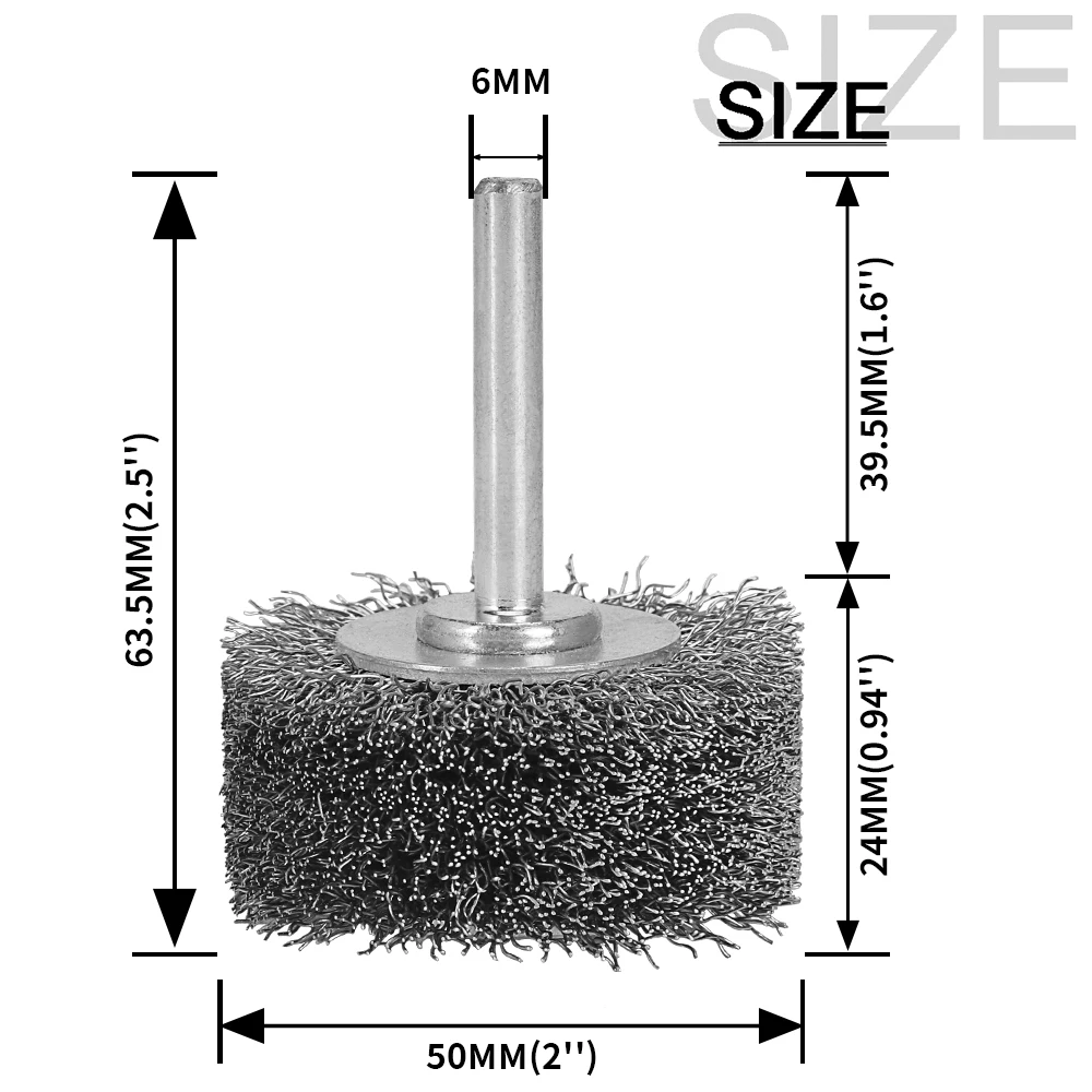 50x25mm Steel Wire Wheel Brush Dremel Rotary Tools for Drill Dremel Tools Metal Rust Removal Polishing 3
