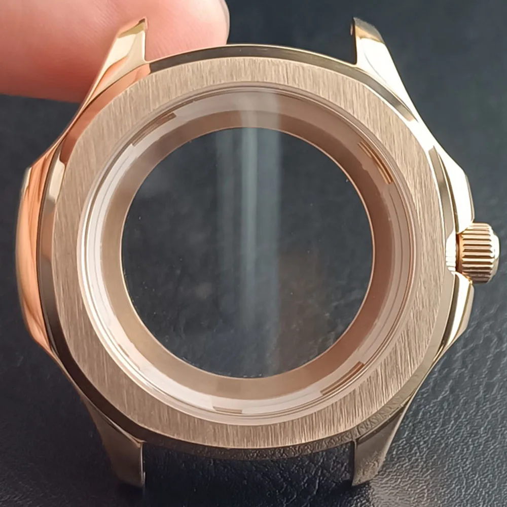 Stainless Steel Sapphire Glass Waterproof Watch Case with Inner Ring 39.5MM
